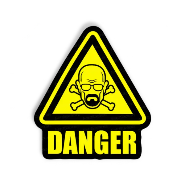 Adesivo Heisen Danger, Filmes e Séries