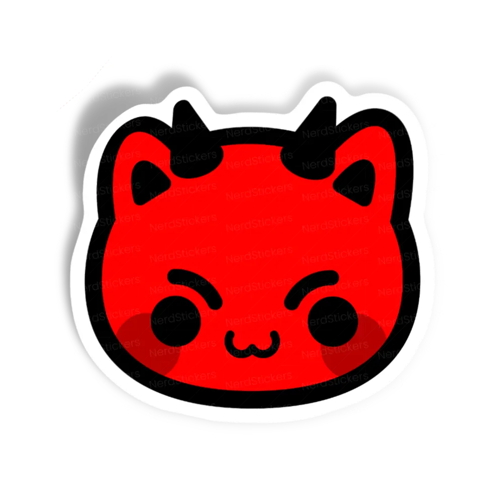 Adesivo HallowKitty Demon, Animais
