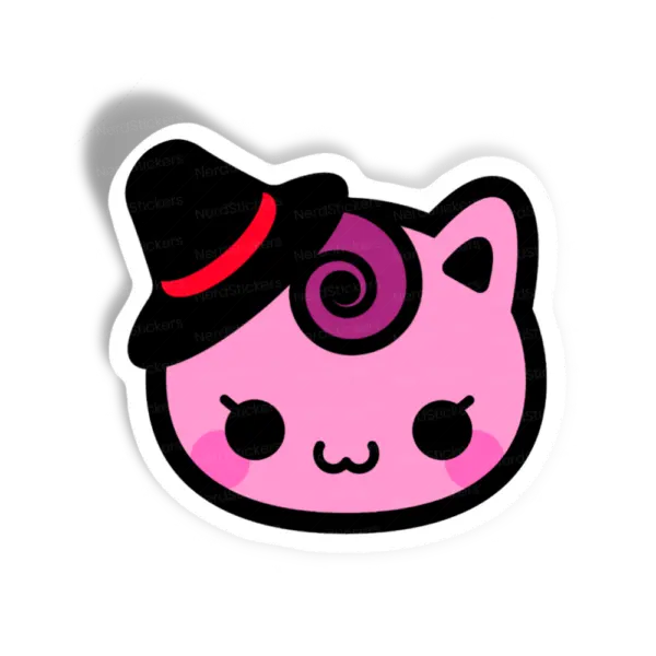 Adesivo HallowKitty Witch, Animais