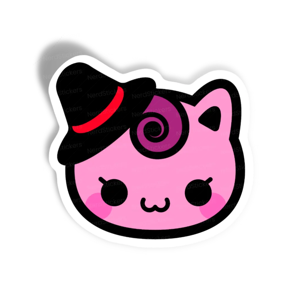 Adesivo HallowKitty Witch, Animais