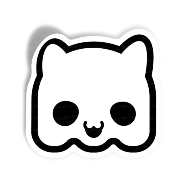 Adesivo HallowKitty Ghost, Animais