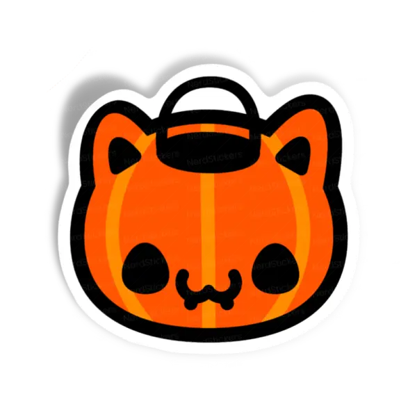 Adesivo HallowKitty Pumpkin, Animais