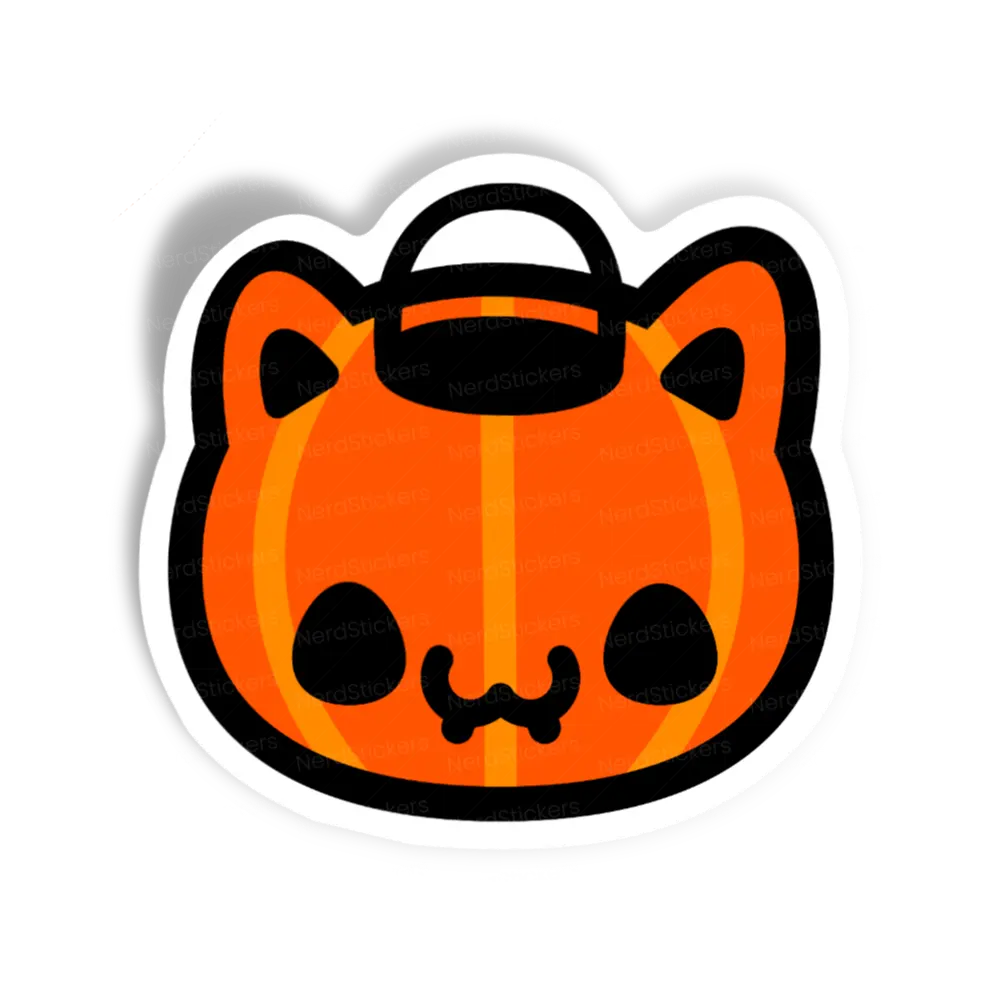 Adesivo HallowKitty Pumpkin, Animais