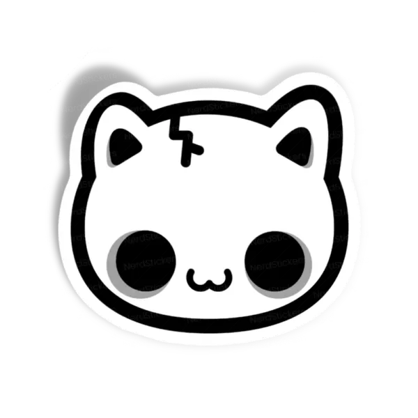 Adesivo HallowKitty Skull, Animais