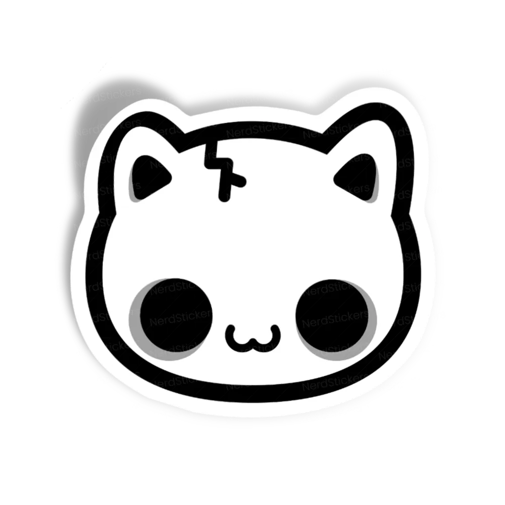 Adesivo HallowKitty Skull, Animais