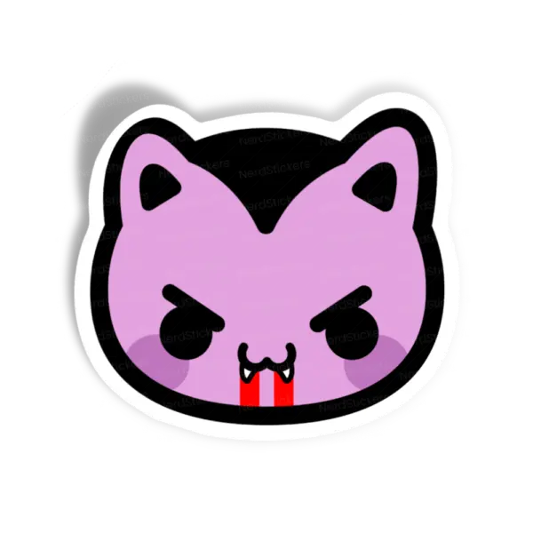 Adesivo HallowKitty Vamp, Animais