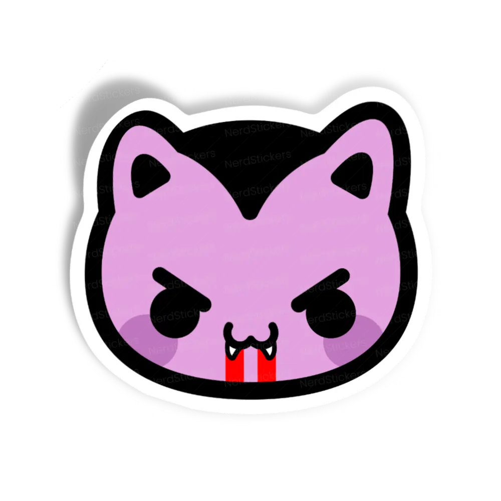 Adesivo HallowKitty Vamp, Animais