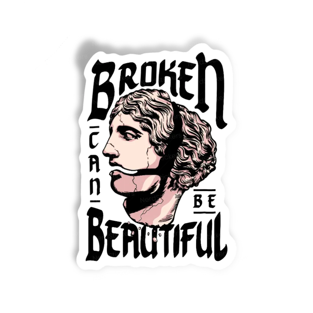 Adesivo Broken can be beautiful, Design