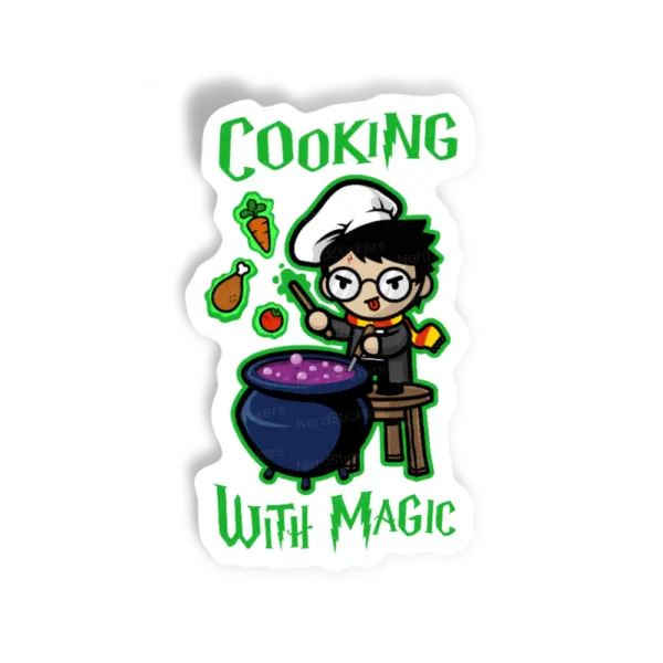 Adesivo Cooking with magic, Filmes e Séries