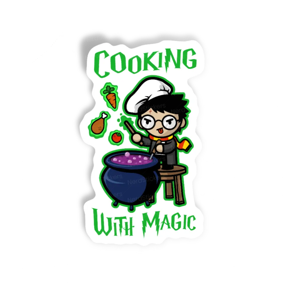 Adesivo Cooking with magic, Filmes e Séries