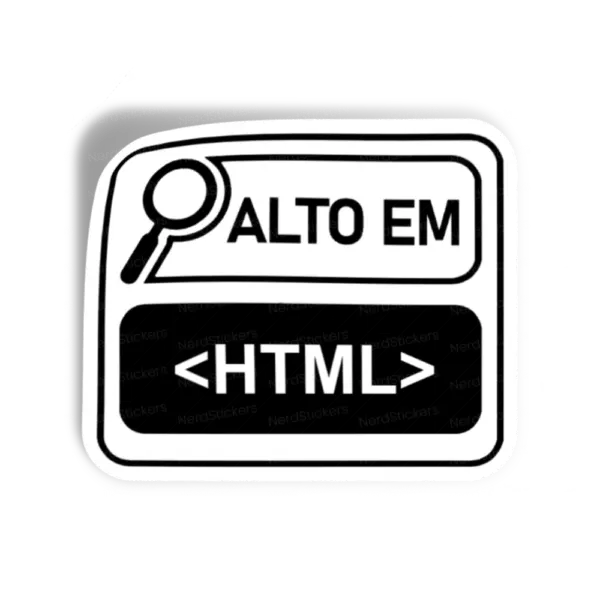 Adesivo Alto Em, Design