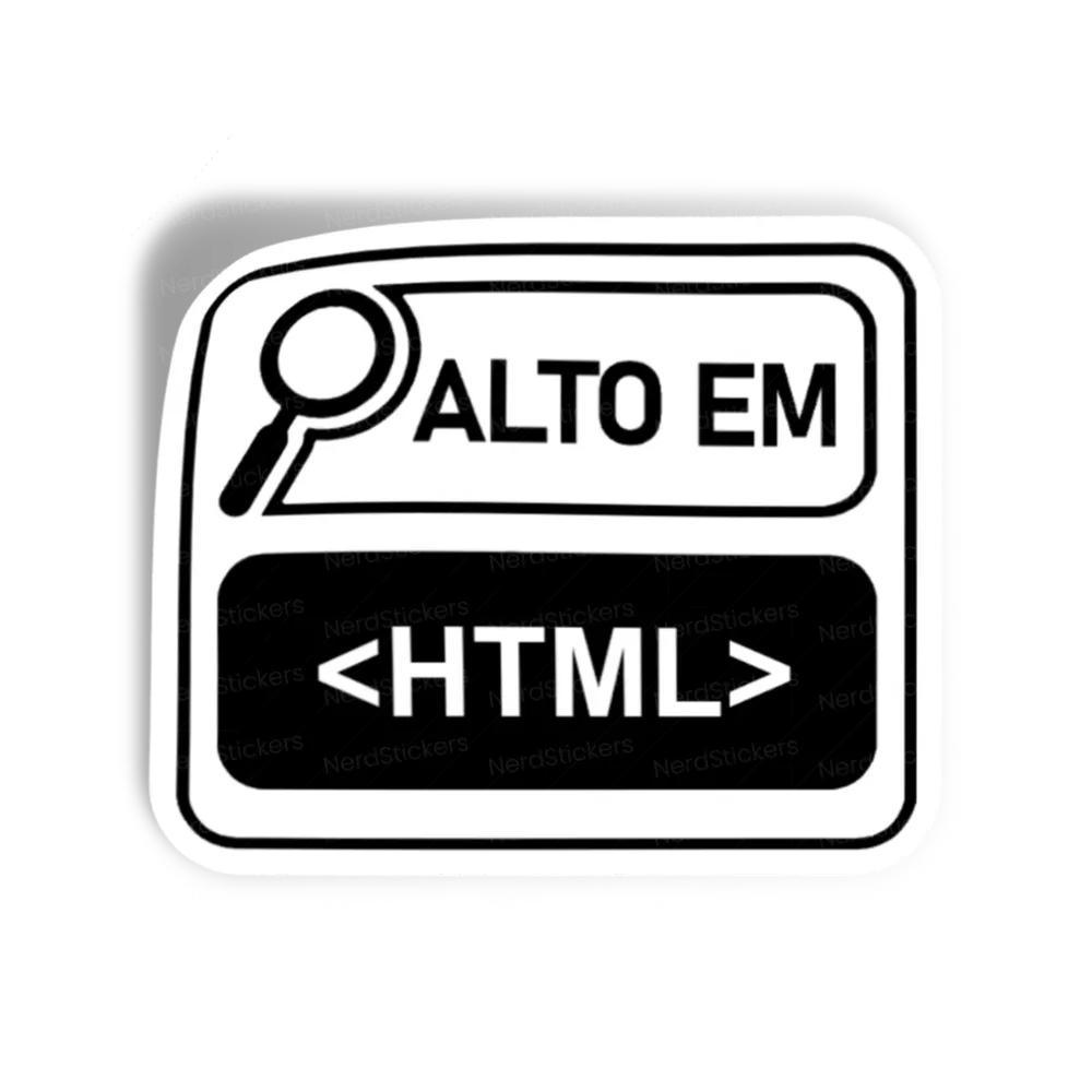 Adesivo Alto Em, Design