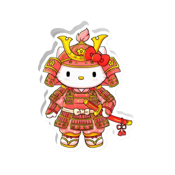 Adesivo Samurai kitty, Anime e Mangá