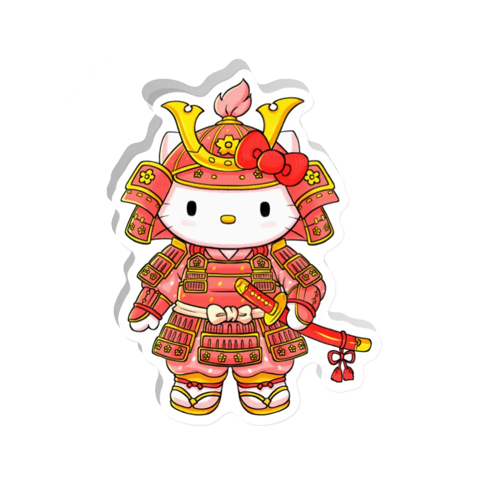 Adesivo Samurai kitty, Anime e Mangá
