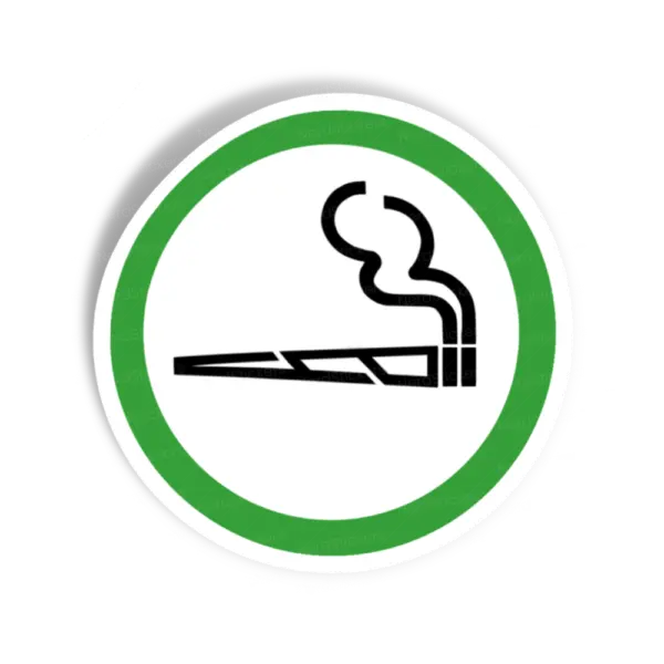 Adesivo Permitido Fumar Beck, Design