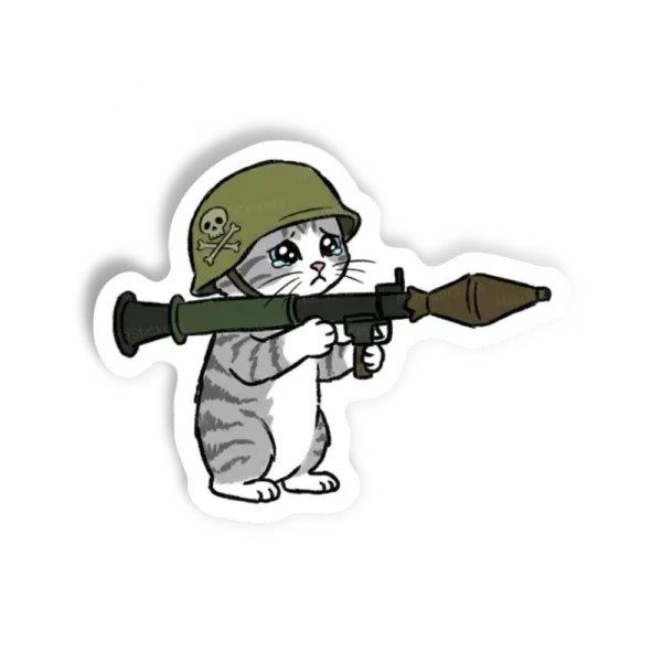 Adesivo Recruta Miau, Animais