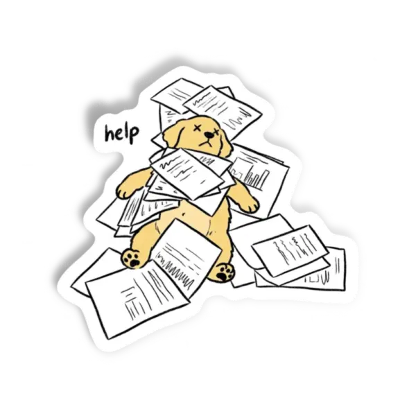 Adesivo Deadlines, Animais
