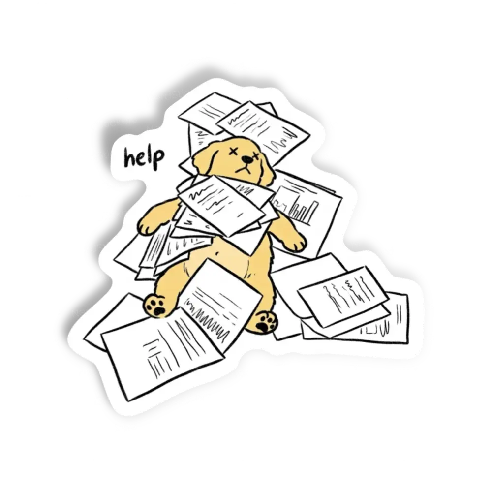 Adesivo Deadlines, Animais