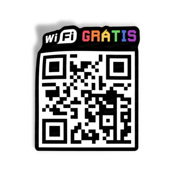 Adesivo Wifi Gratis- Pegadinha, Design