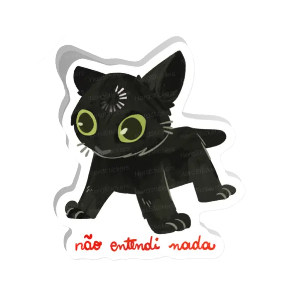 Adesivo Entendi nada, Design