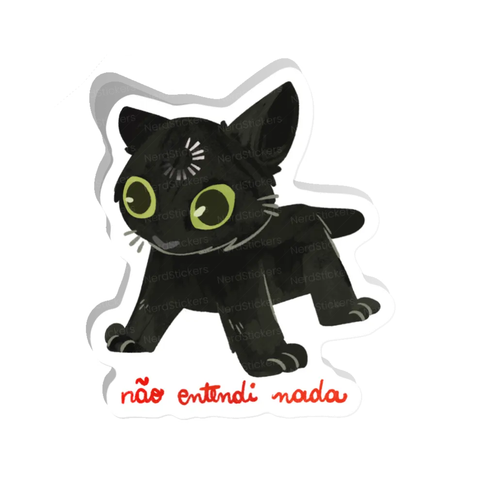 Adesivo Entendi nada, Design