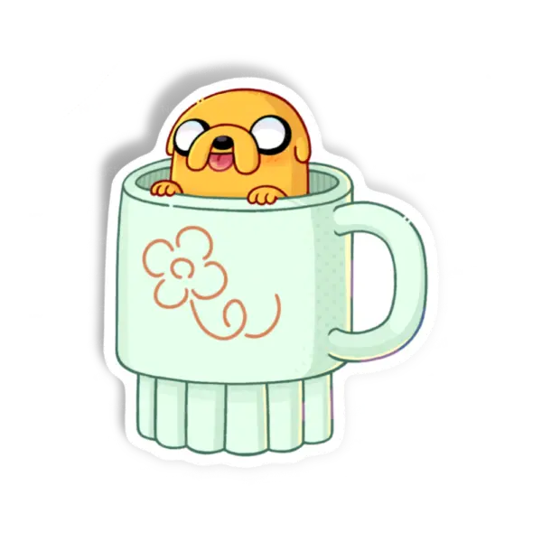 Adesivo Caneca Preferida Do Jake, Animais