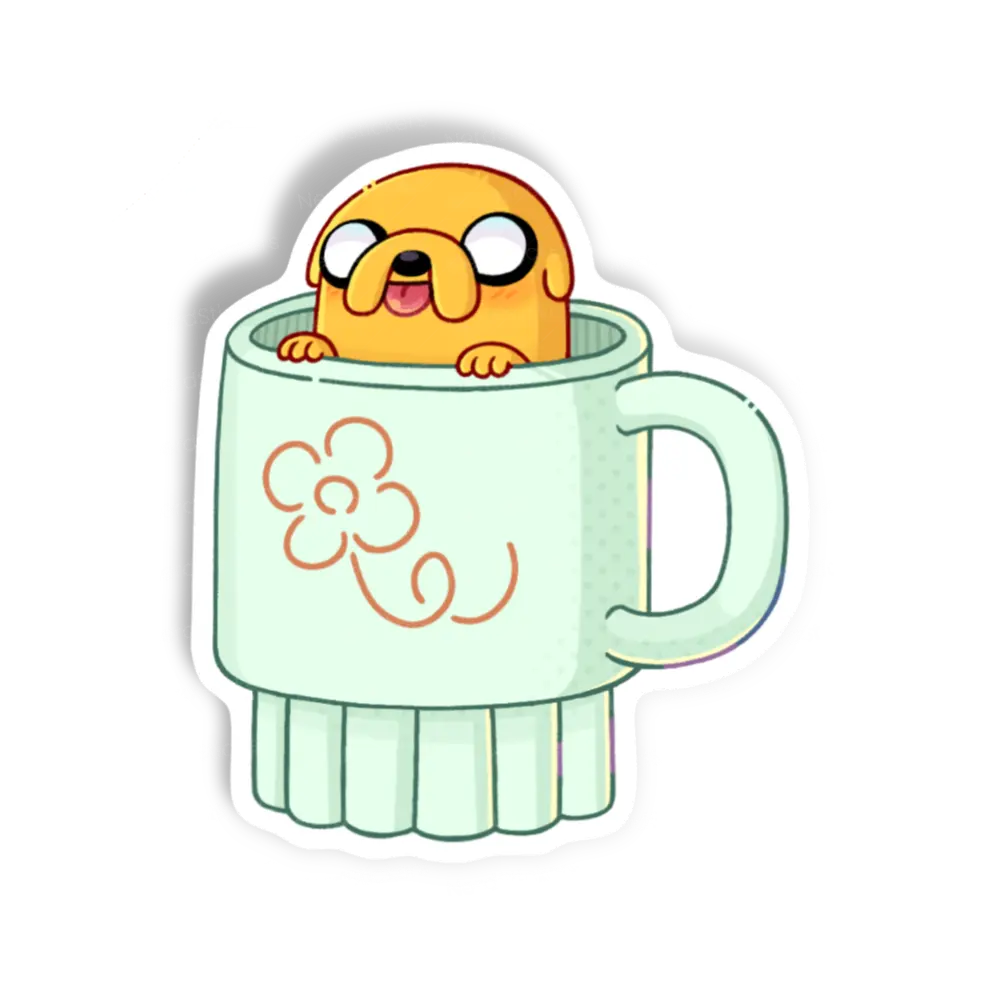Adesivo Caneca Preferida Do Jake, Animais