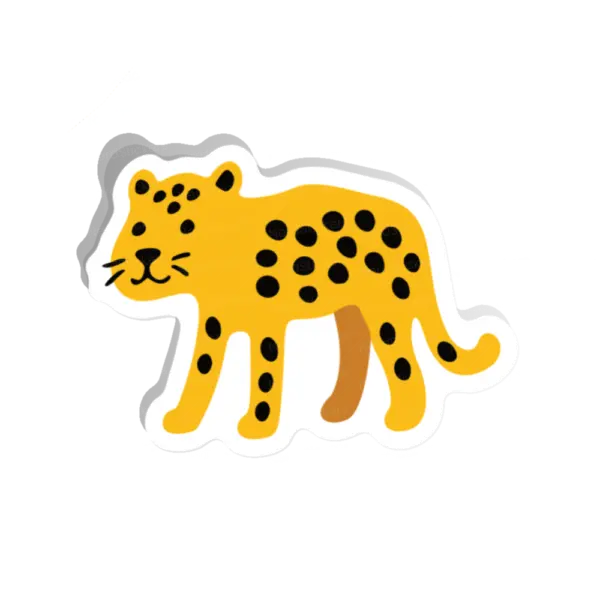 Adesivo Onça pintada Animais do Bioma Brasileiro, Animais