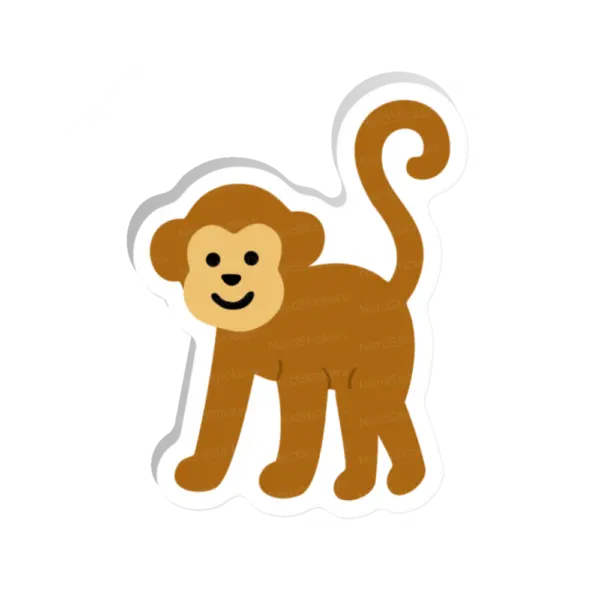 Adesivo Macaco Animais do Bioma Brasileiro, Animais