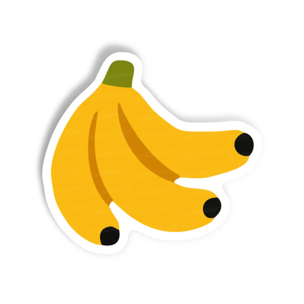 Adesivo Banana Fruta Nativa do Brasil, Comida e Bebida