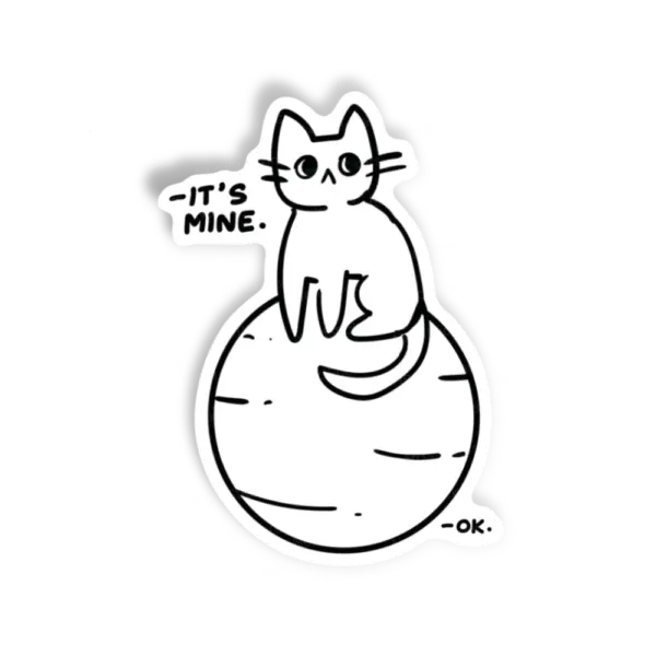 Adesivo Cats Rule, Design