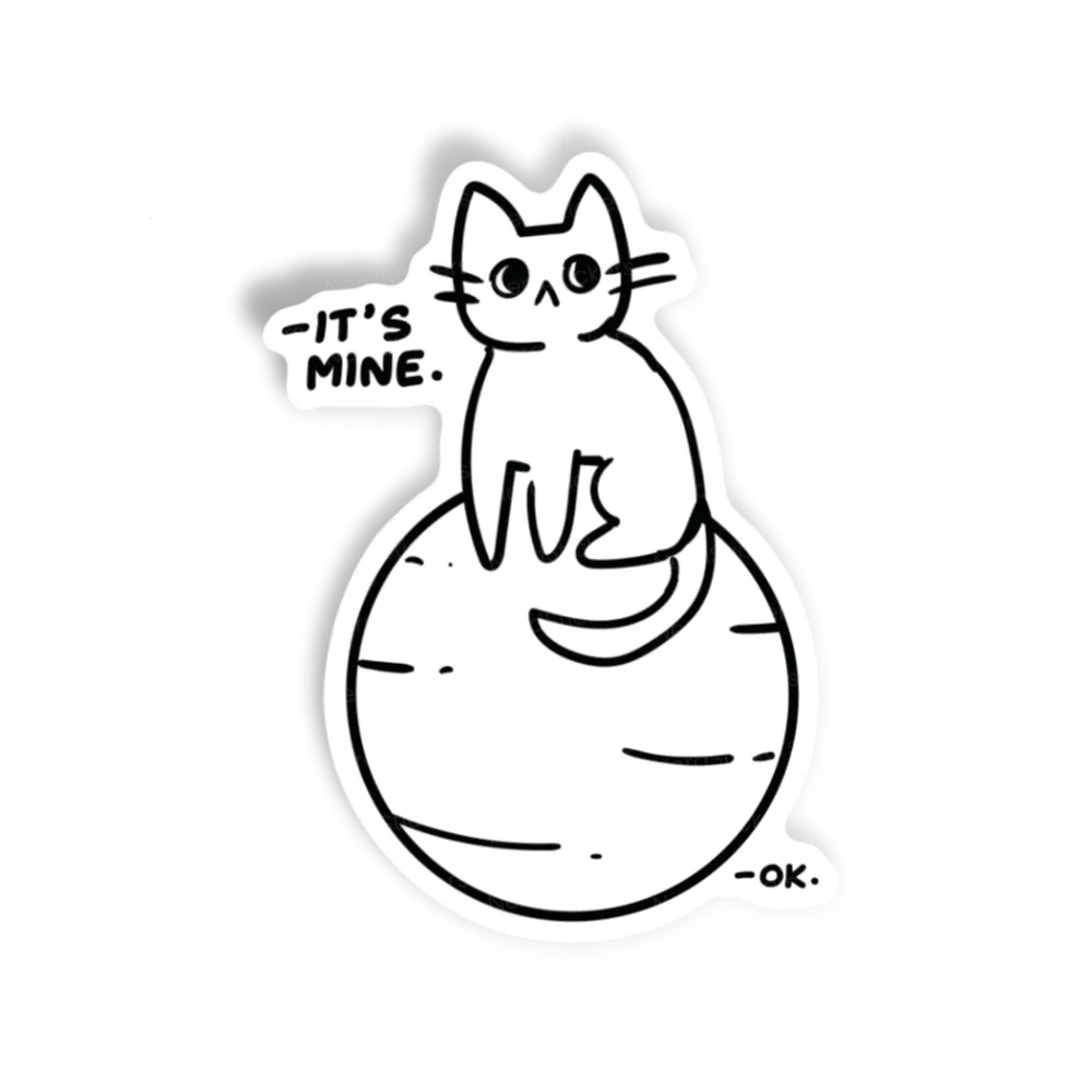 Adesivo Cats Rule, Design