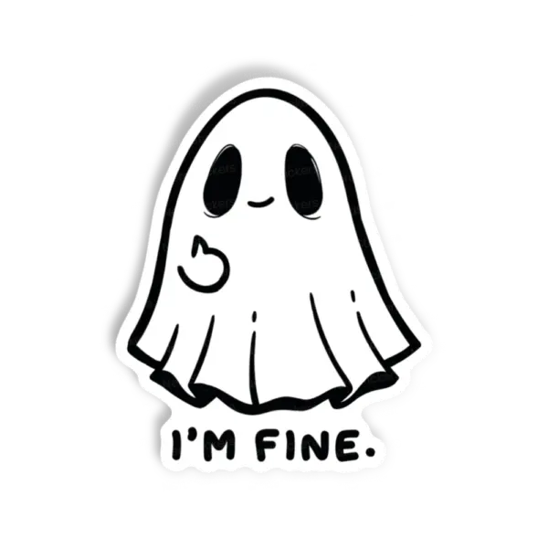 Adesivo I'm Fine, Memes e Humor