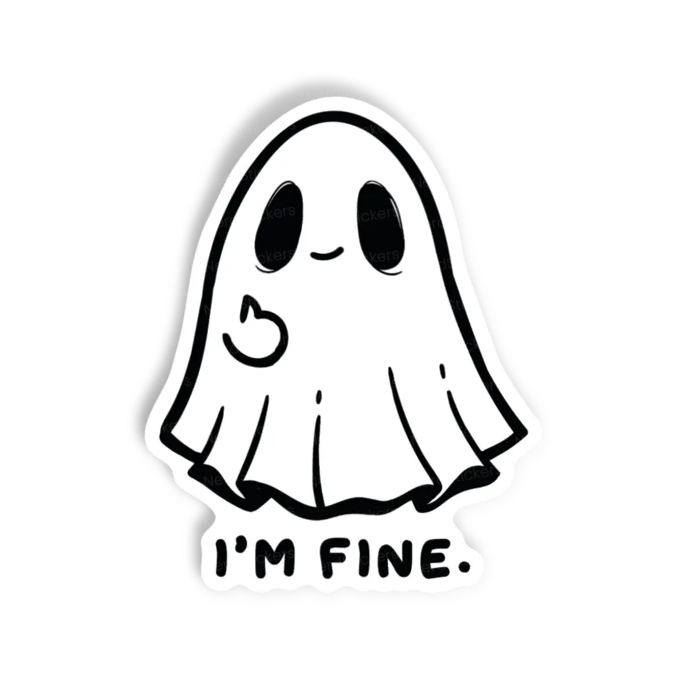 Adesivo I'm Fine, Memes e Humor