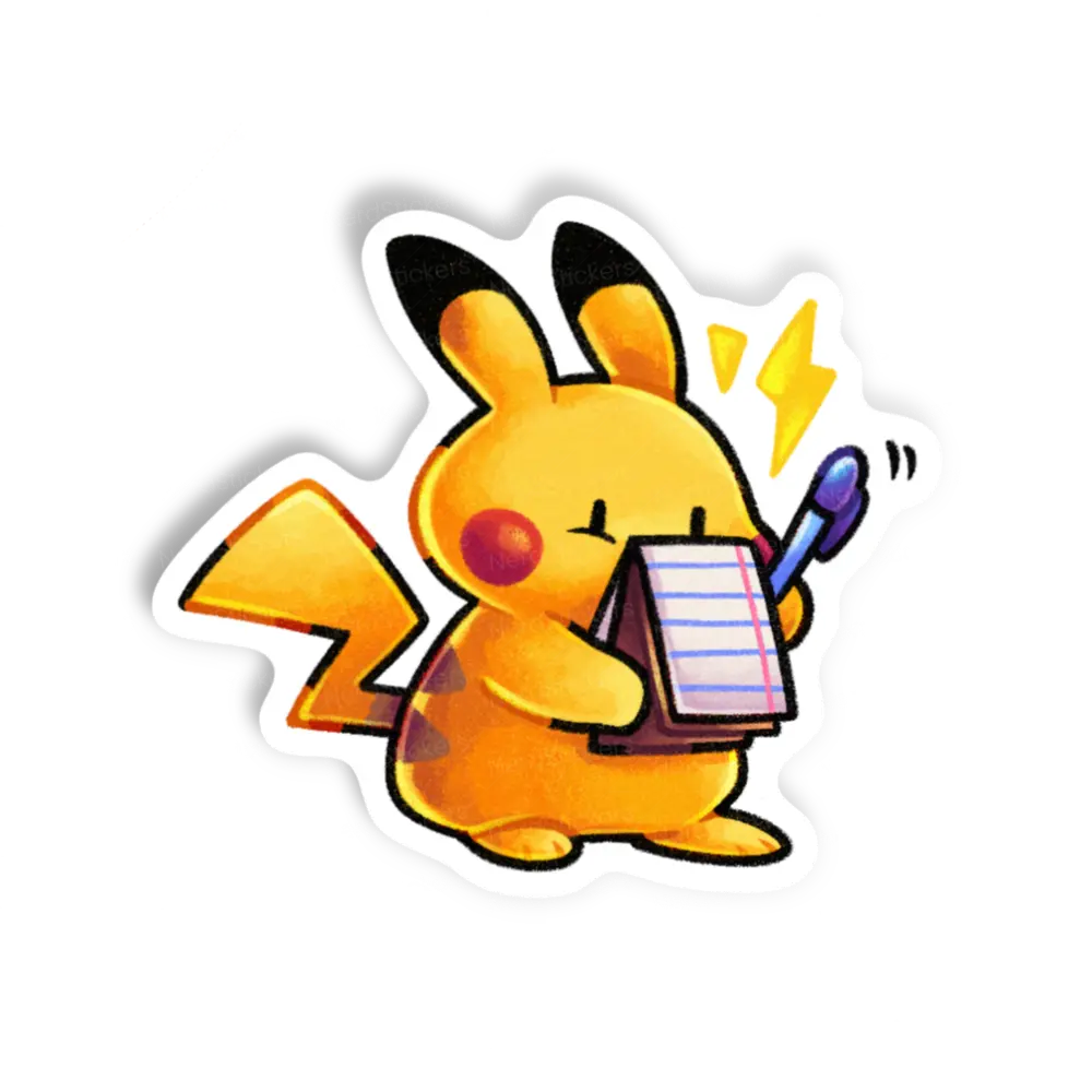 Adesivo Pika Brainstorm, Anime e Mangá