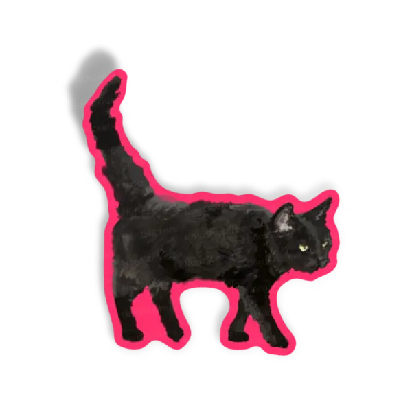 Adesivo Gato preto, Animais