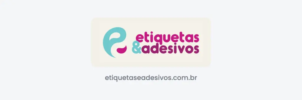 Logo da Etiquetas & Adesivos, como aparece no site da loja